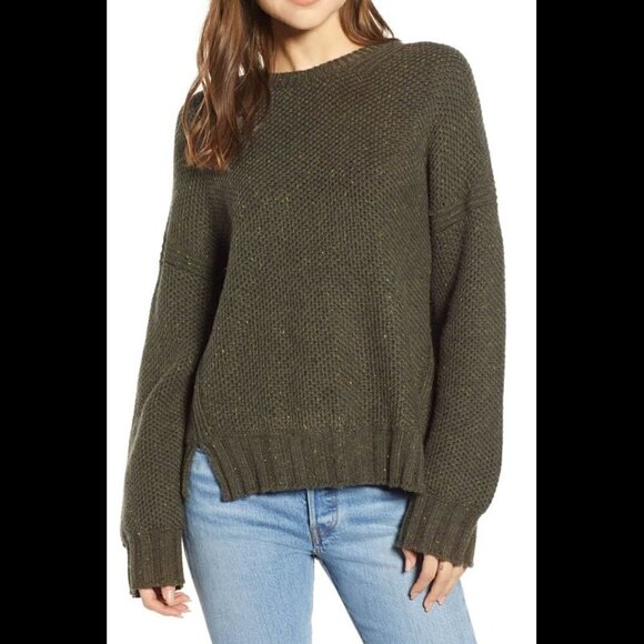 NWOT Rail Dillon Olive Blended Wool Knitted Sweater - Picture 1 of 12